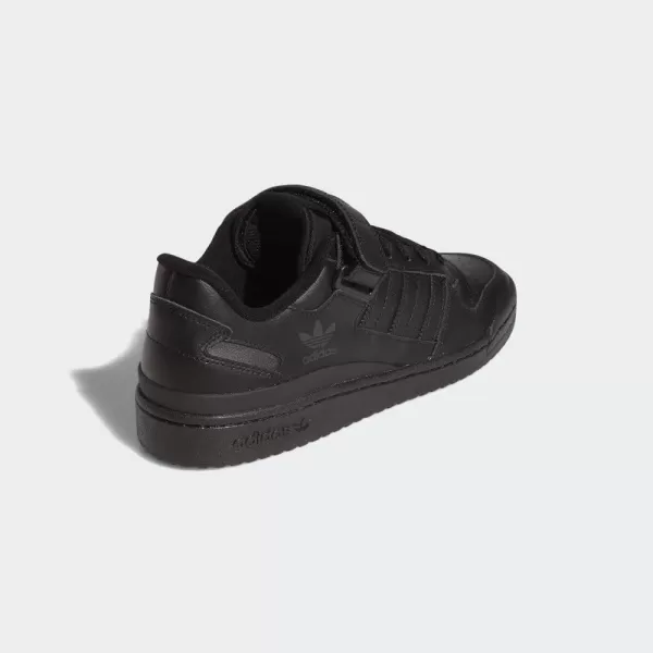 imageadidas Mens Forum Low SneakerBlackBlackBlack