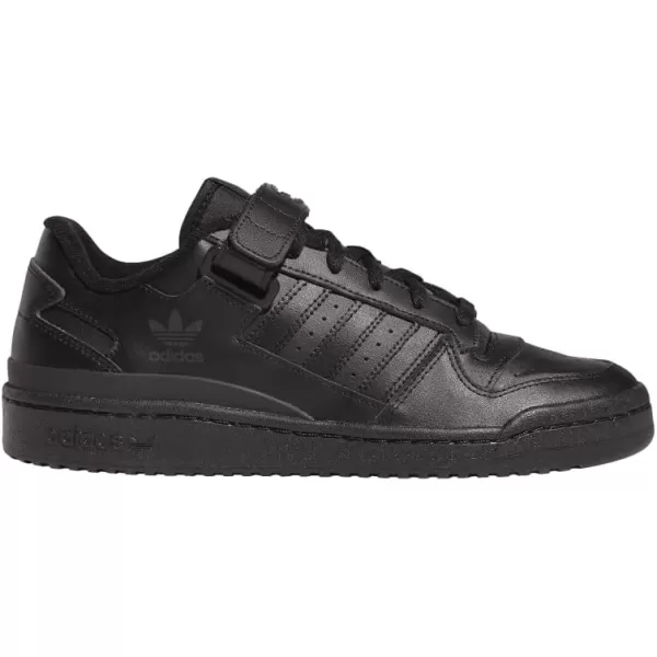 imageadidas Mens Forum Low SneakerBlackBlackBlack