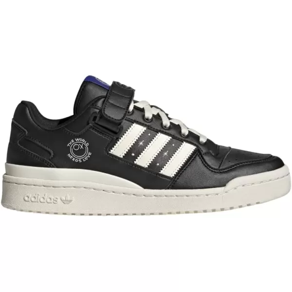 imageadidas Mens Forum Low SneakerBlackCream WhiteBlack