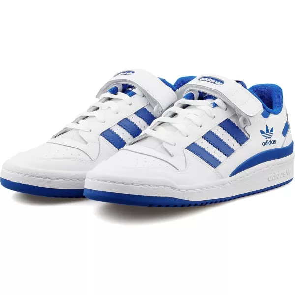 imageadidas Mens Forum Low SneakerFtwr White Ftwr White Team Royal Blue