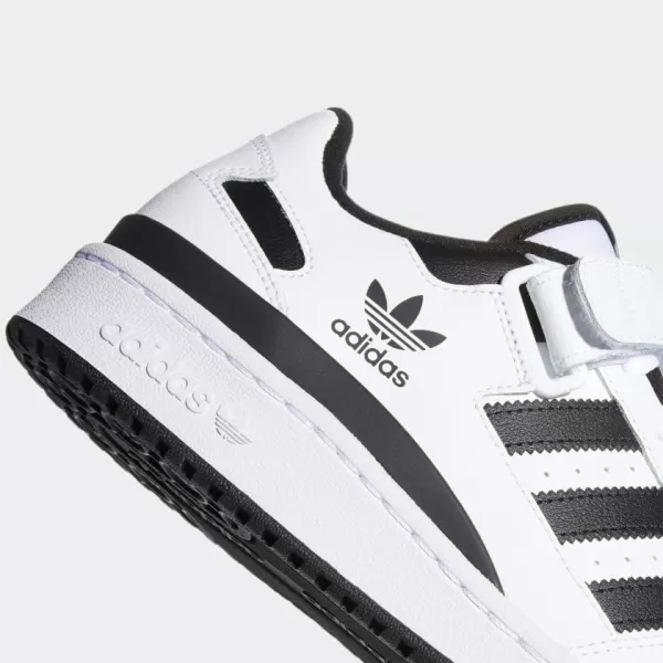 imageadidas Mens Forum Low SneakerWhiteWhiteBlack