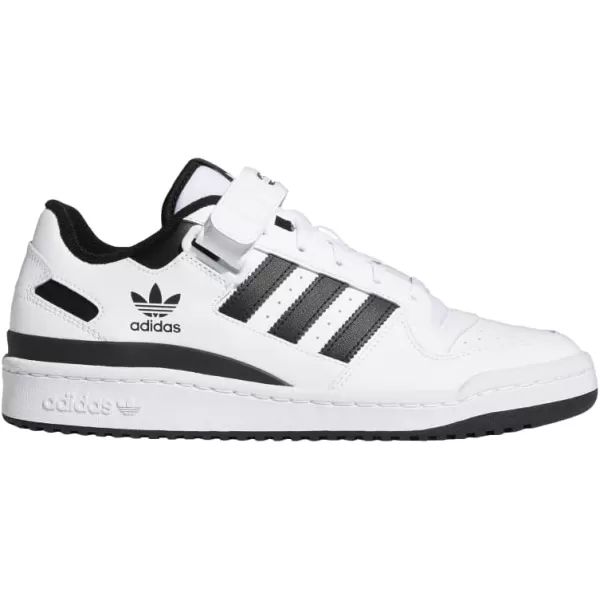 imageadidas Mens Forum Low SneakerWhiteWhiteBlack