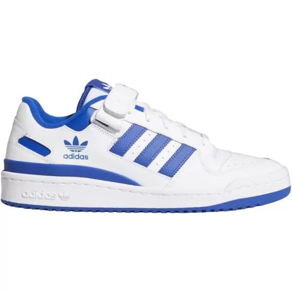 imageadidas Mens Forum Low SneakerWhiteWhiteTeam Royal Blue