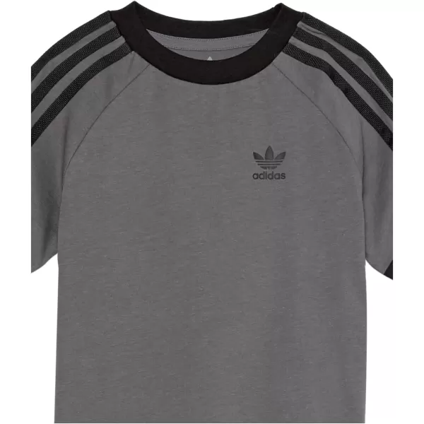 imageadidas Originals Boys Adicolor 3Stripes TShirtGrey