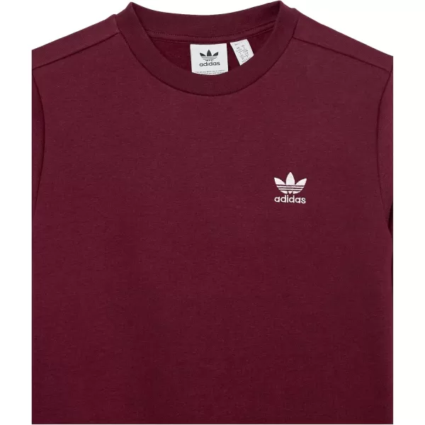 imageadidas Originals Kids Adicolor Crew SweatshirtMaroonClear Pink