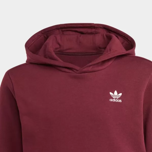 imageadidas Originals Kids Adicolor HoodieMaroonClear Pink