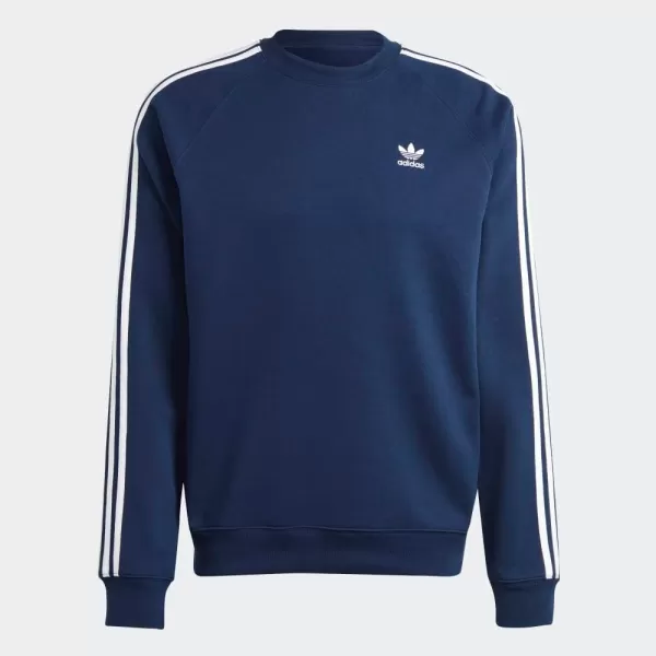 imageadidas Originals Mens Adicolor Classics 3Stripes CrewNight Indigo