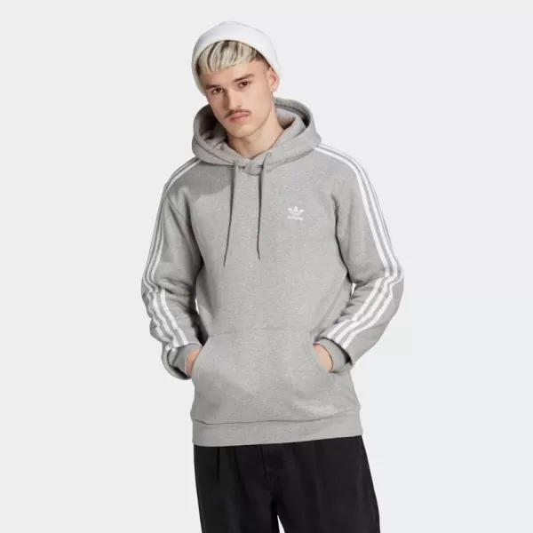 imageadidas Originals Mens Adicolor Classics 3Stripes HoodieGray