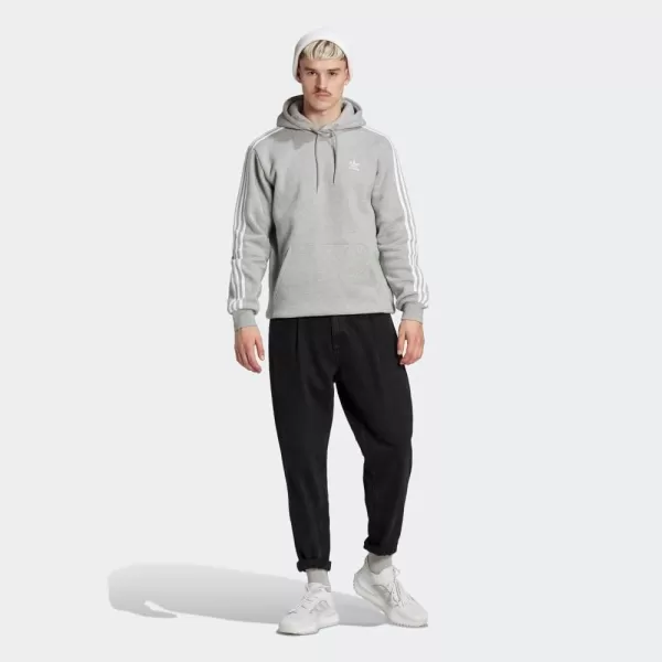 imageadidas Originals Mens Adicolor Classics 3Stripes HoodieGray