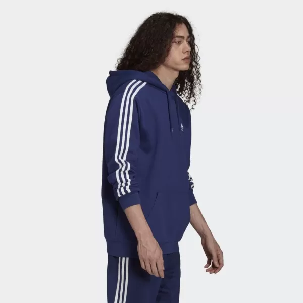 imageadidas Originals Mens Adicolor Classics 3Stripes HoodieNight Sky