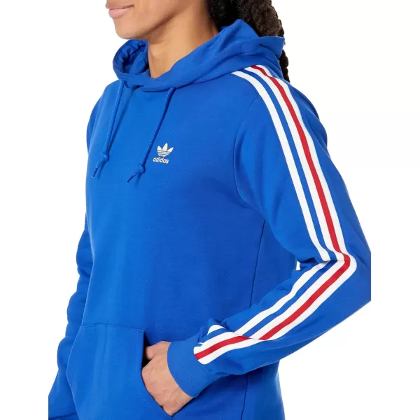 imageadidas Originals Mens Adicolor Classics 3Stripes HoodieTeam Royal BlueGold MetallicWhiteTeam Power Red