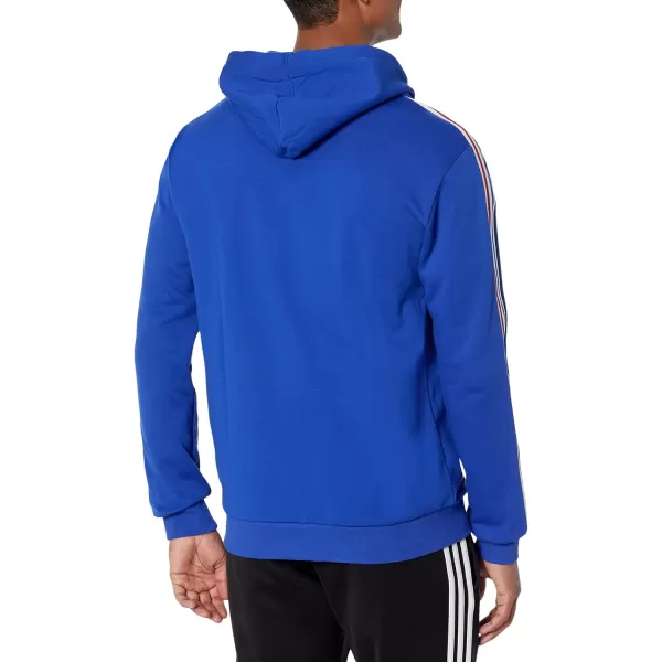 imageadidas Originals Mens Adicolor Classics 3Stripes HoodieTeam Royal BlueGold MetallicWhiteTeam Power Red