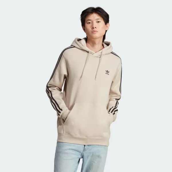 imageadidas Originals Mens Adicolor Classics 3Stripes HoodieWonder Beige