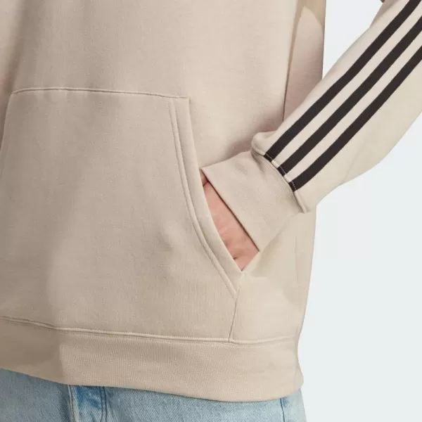 imageadidas Originals Mens Adicolor Classics 3Stripes HoodieWonder Beige