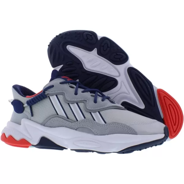 imageadidas Originals Mens Ozweego SneakerSilverNavy