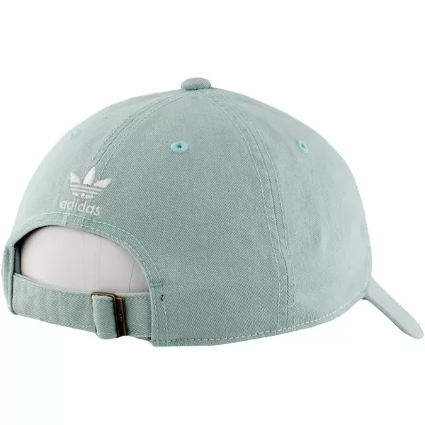 imageadidas Originals Womens Originals Relaxed StrapBack HatAsh GreenWhite