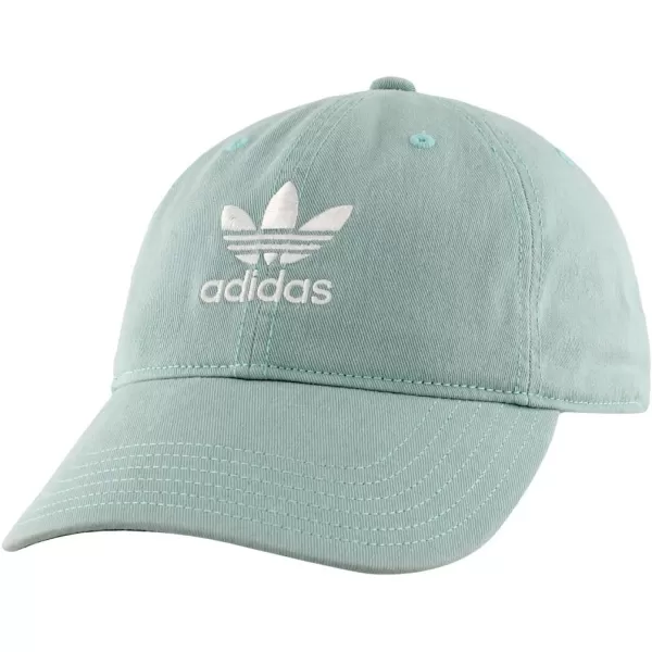 imageadidas Originals Womens Originals Relaxed StrapBack HatAsh GreenWhite