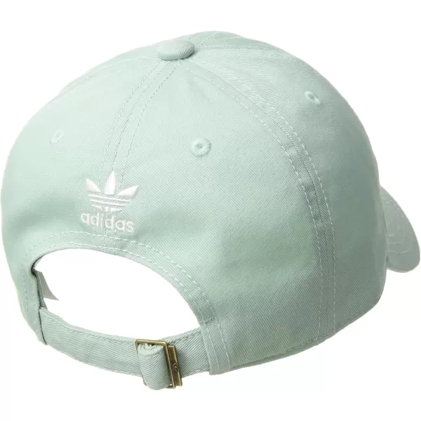 imageadidas Originals Womens Originals Relaxed StrapBack HatAsh GreenWhite