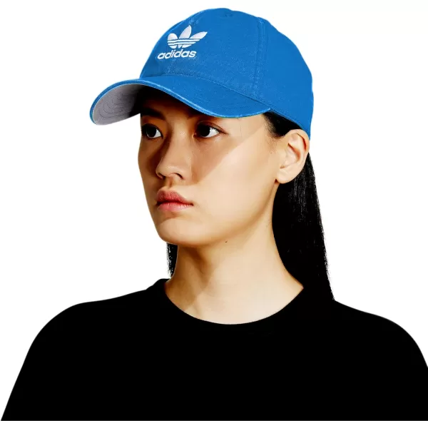 imageadidas Originals Womens Originals Relaxed StrapBack HatBrightblueWhite