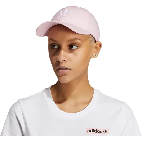 imageadidas Originals Womens Originals Relaxed StrapBack HatClear PinkWhite