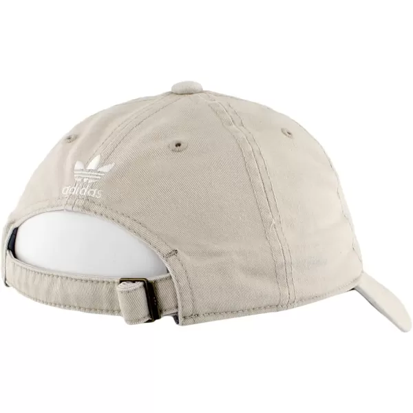 imageadidas Originals Womens Originals Relaxed StrapBack HatKhakiWhite