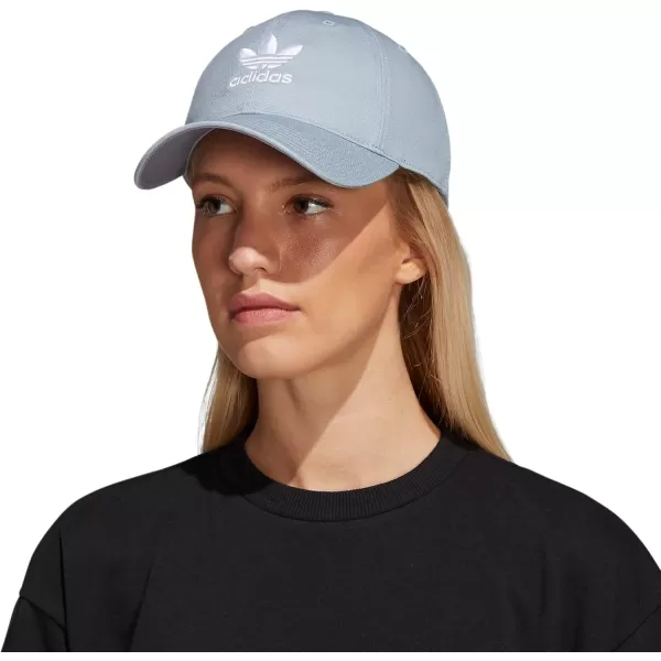 imageadidas Originals Womens Originals Relaxed StrapBack HatMagic GreyWhite