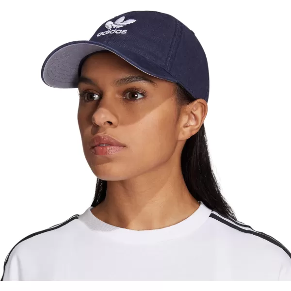 imageadidas Originals Womens Originals Relaxed StrapBack HatNight IndigoWhite