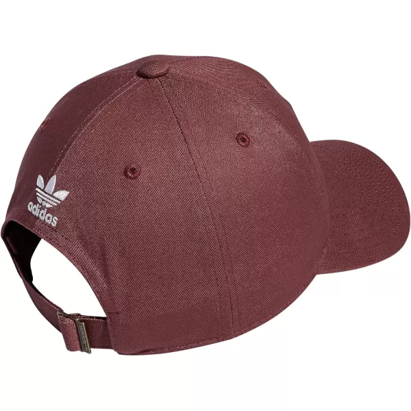 imageadidas Originals Womens Originals Relaxed StrapBack HatQuiet Crimson PurpleWhite