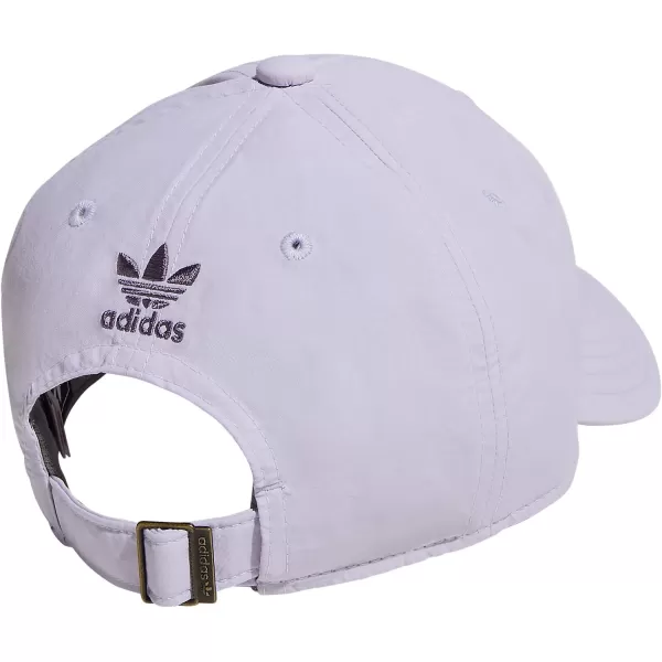 imageadidas Originals Womens Originals Relaxed StrapBack HatSilver Dawn GreyShadow Violet