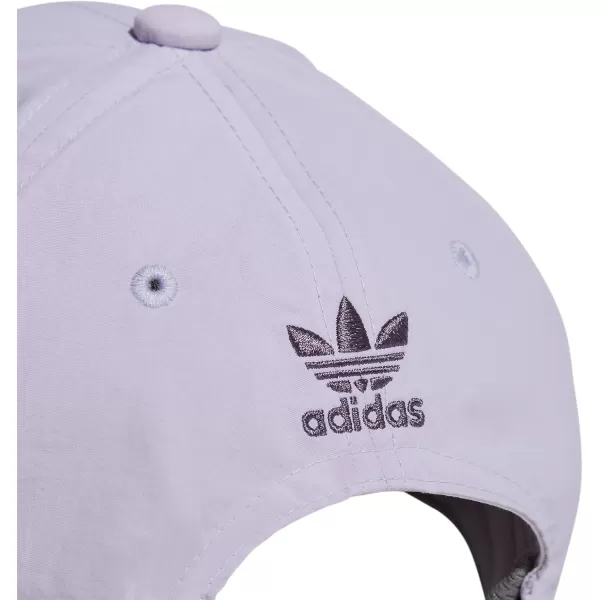 imageadidas Originals Womens Originals Relaxed StrapBack HatSilver Dawn GreyShadow Violet