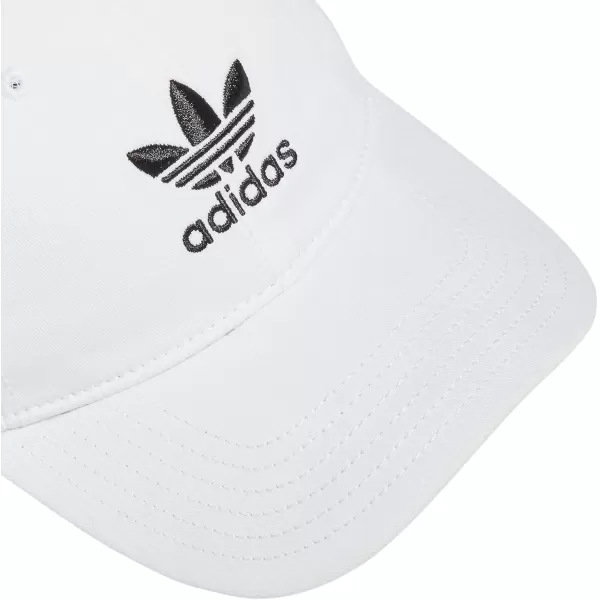 imageadidas Originals Womens Originals Relaxed StrapBack HatWhiteBlack