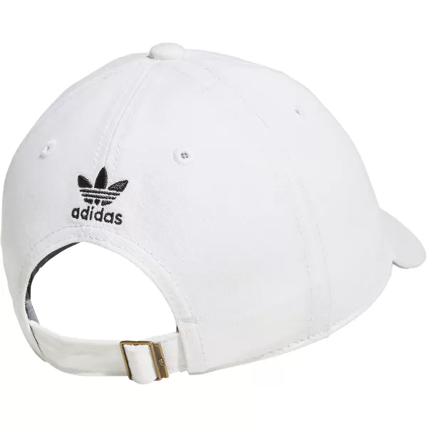 imageadidas Originals Womens Originals Relaxed StrapBack HatWhiteBlack