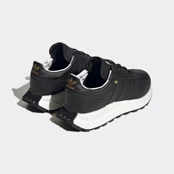 imageadidas Originals Womens Retropy E5 ShoeBlackBlackGold Metallic