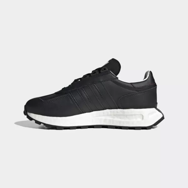 imageadidas Originals Womens Retropy E5 ShoeBlackBlackGold Metallic