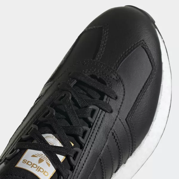 imageadidas Originals Womens Retropy E5 ShoeBlackBlackGold Metallic