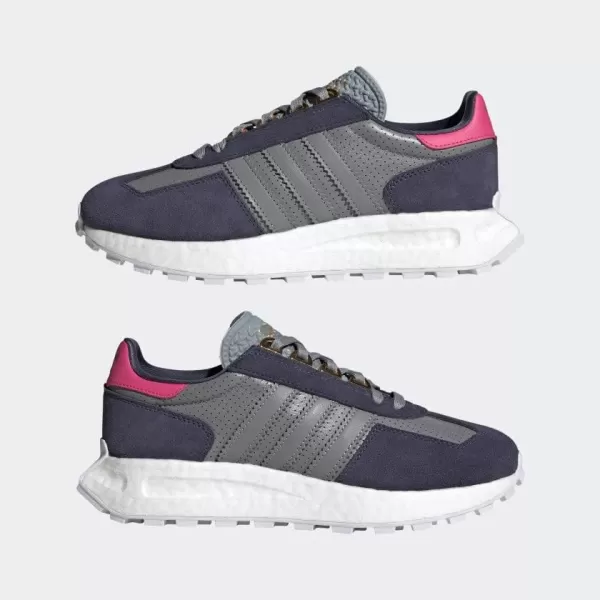 imageadidas Originals Womens Retropy E5 ShoeShadow NavyShadow NavyGrey Three