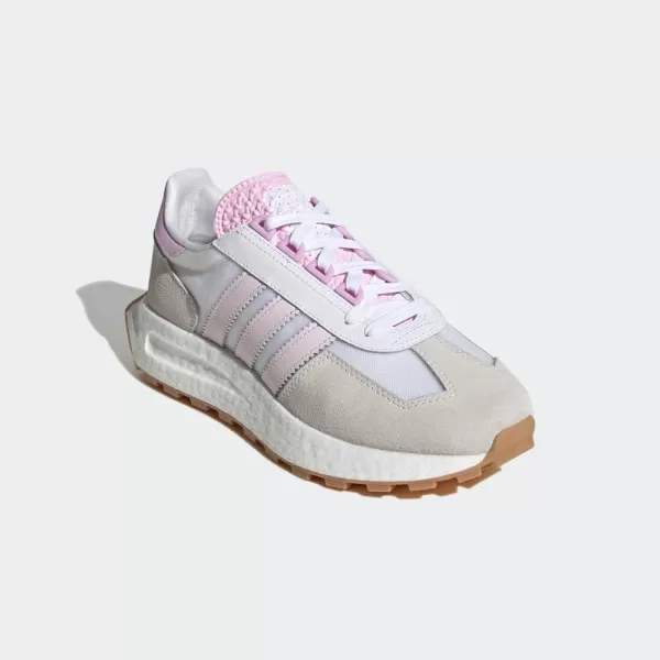 imageadidas Originals Womens Retropy E5 ShoeWhiteAlmost PinkBliss Lilac