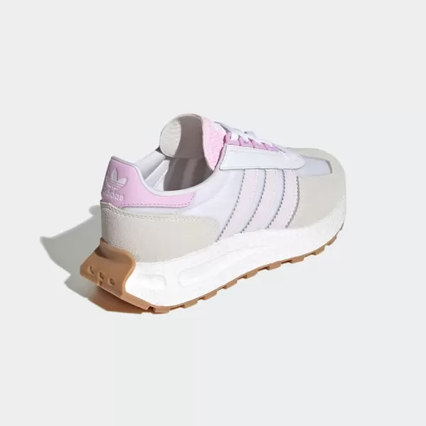 imageadidas Originals Womens Retropy E5 ShoeWhiteAlmost PinkBliss Lilac