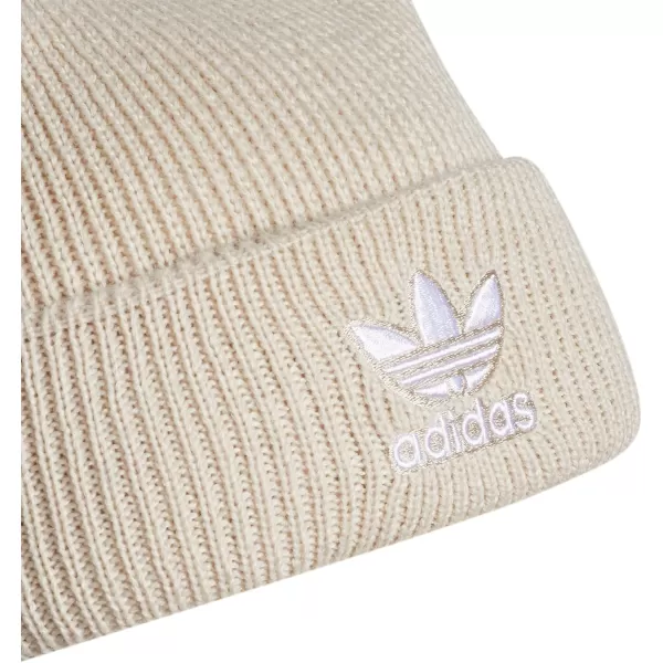 imageadidas Womens Trefoil BeanieAlumina HeatherWhite