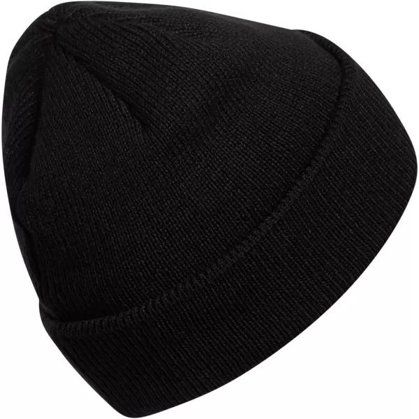 imageadidas Womens Trefoil BeanieBlackWhite 2