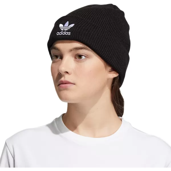 imageadidas Womens Trefoil BeanieBlackWhite 23