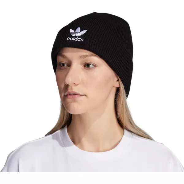 imageadidas Womens Trefoil BeanieBlackWhite 3