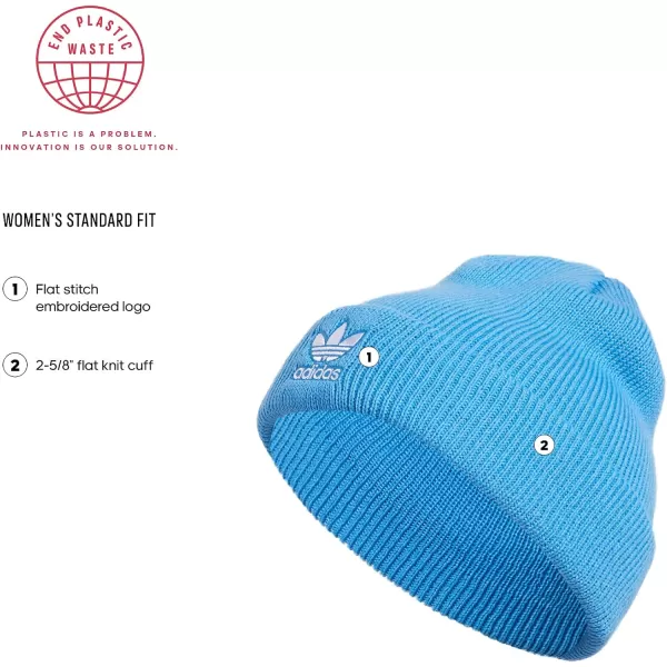 imageadidas Womens Trefoil BeaniePulse BlueWhite