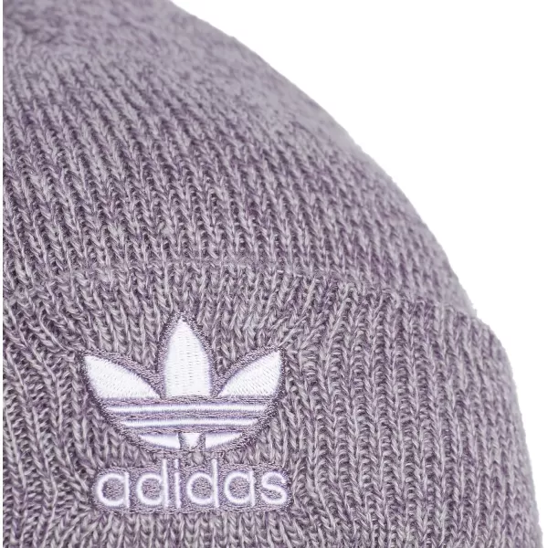 imageadidas Womens Trefoil BeanieShadow VioletSilver Dawn GreyStone Grey