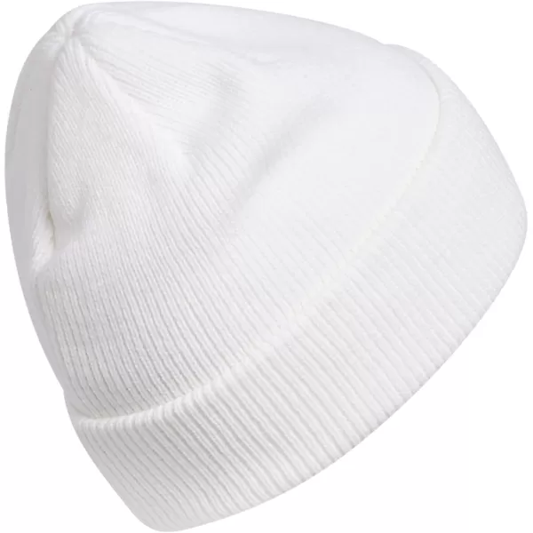 imageadidas Womens Trefoil BeanieWhiteBlack 2