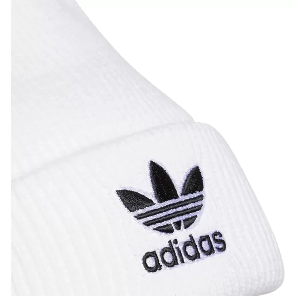 imageadidas Womens Trefoil BeanieWhiteBlack 2