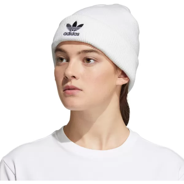 imageadidas Womens Trefoil BeanieWhiteBlack 23