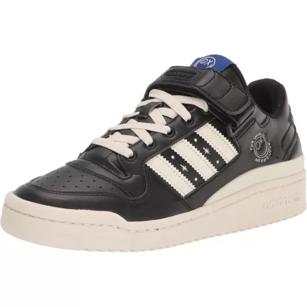 imageadidas Mens Forum Low SneakerBlackCream WhiteBlack