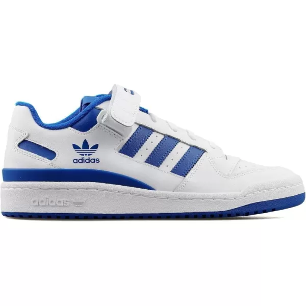 imageadidas Mens Forum Low SneakerFtwr White Ftwr White Team Royal Blue