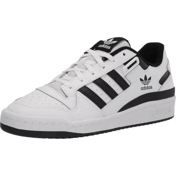 imageadidas Mens Forum Low SneakerWhiteWhiteBlack